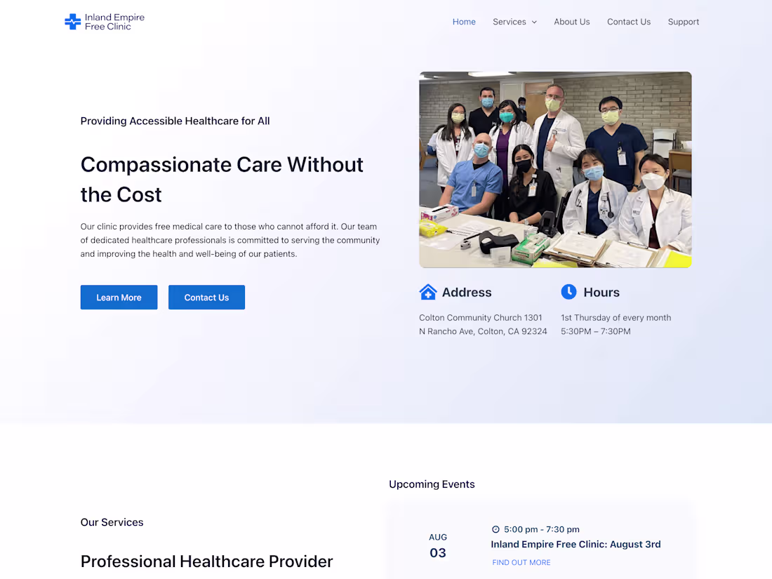 Cover image for Inland Empire Free Clinic