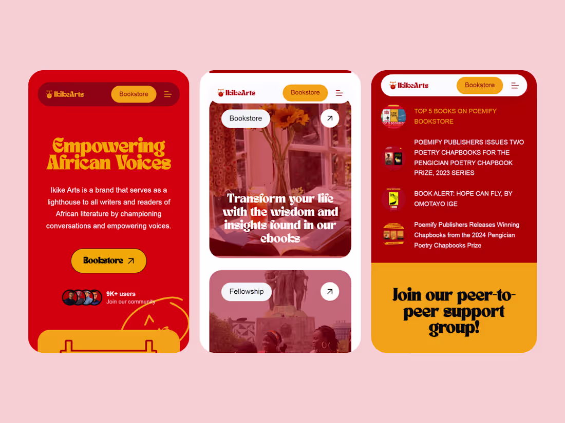 Cover image for Ikike Arts – Custom WordPress Website with Elementor Pro