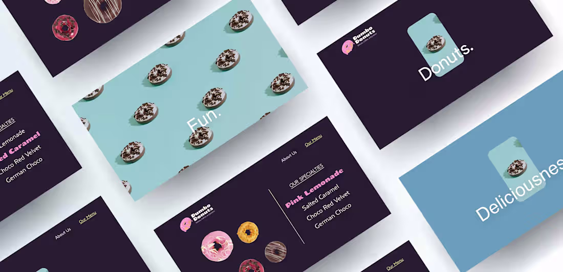 Cover image for Dumbo Donuts Website