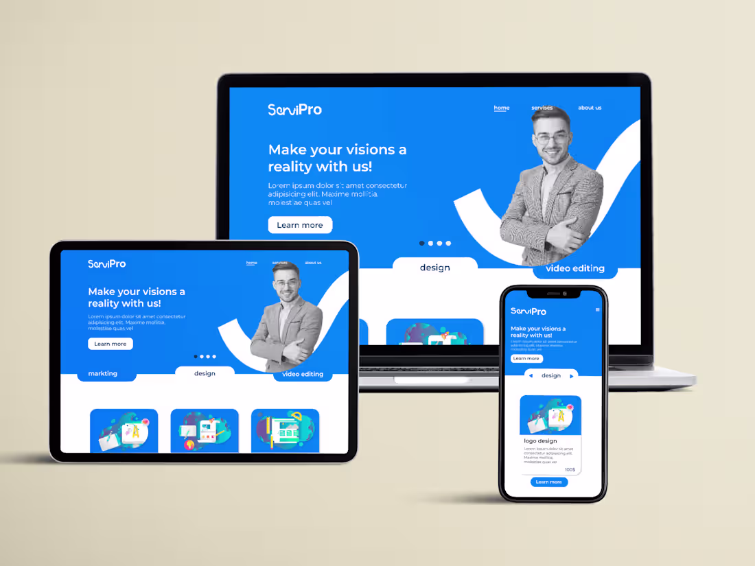 Cover image for Comprehensive Static Website & UI/UX Design