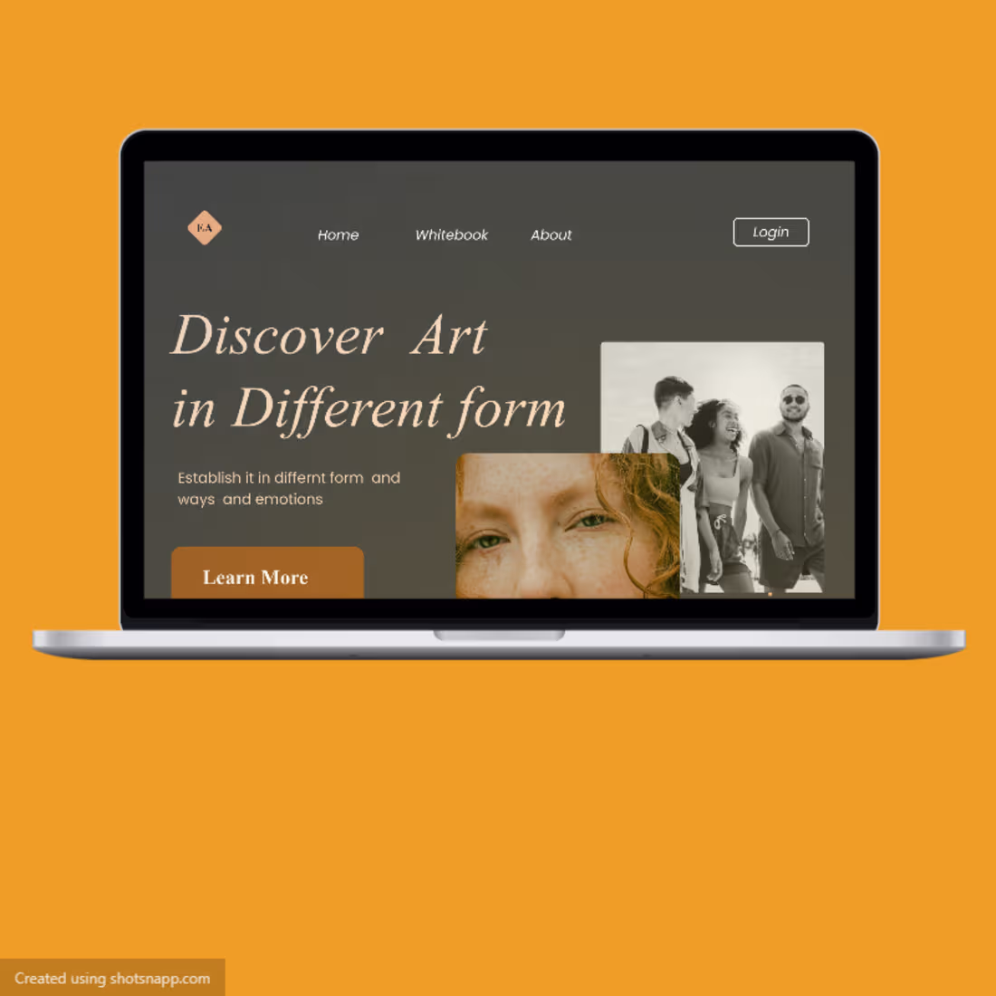 Cover image for Fashion website concept