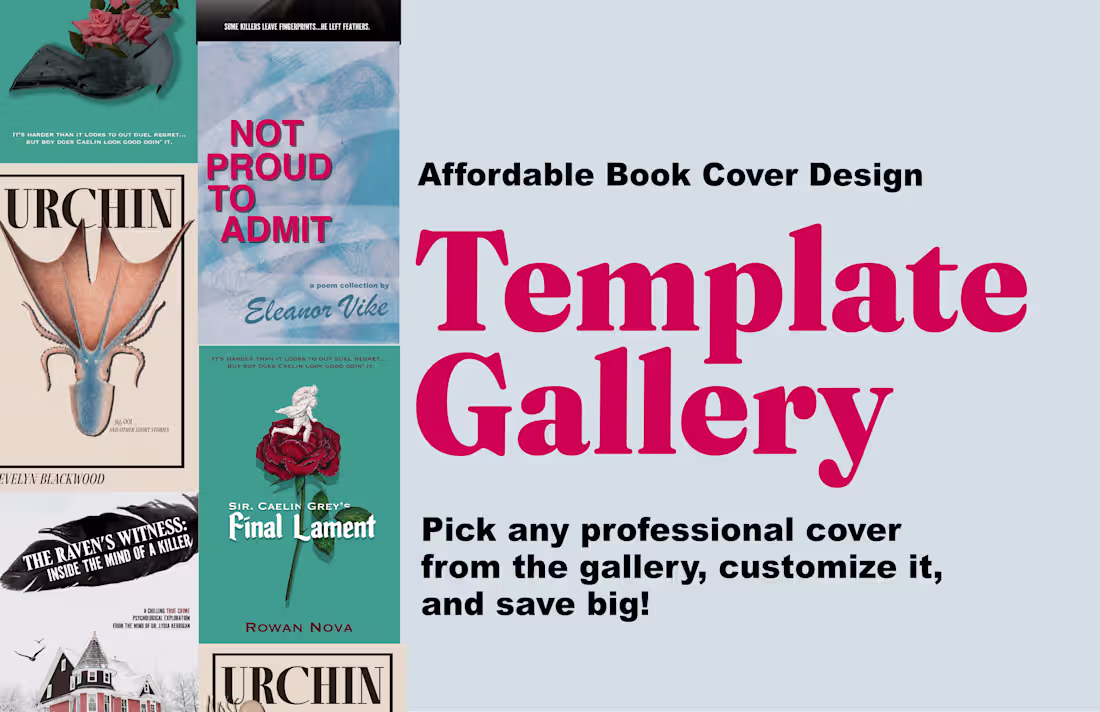 Cover image for Template Gallery | Affordable Book Cover Design