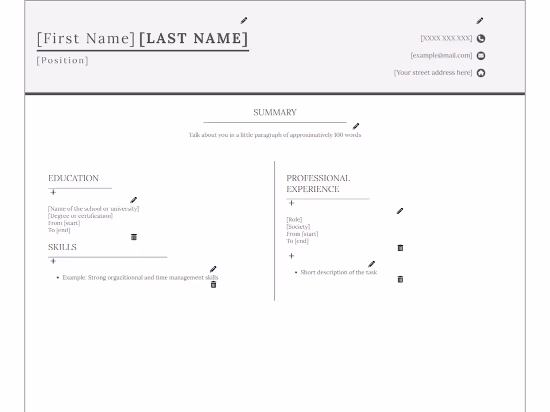 Cover image for CV Application