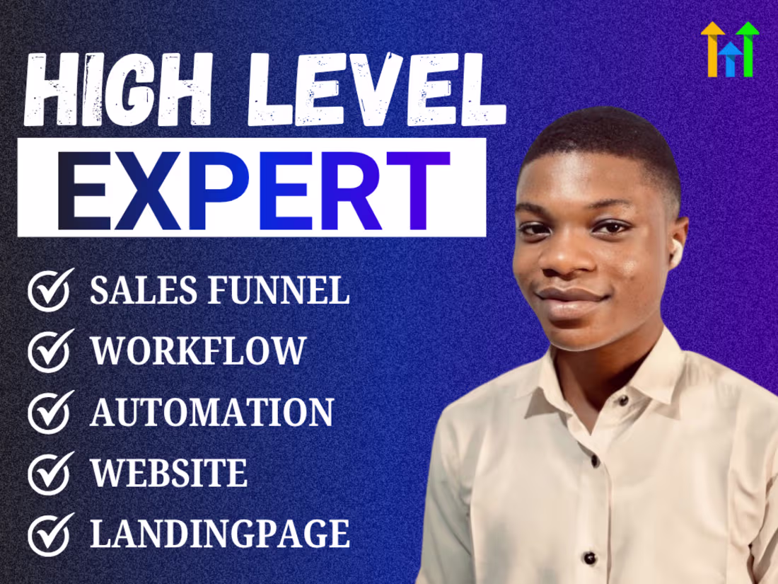 Cover image for I will design and develop Gohighlevel website for businesses  