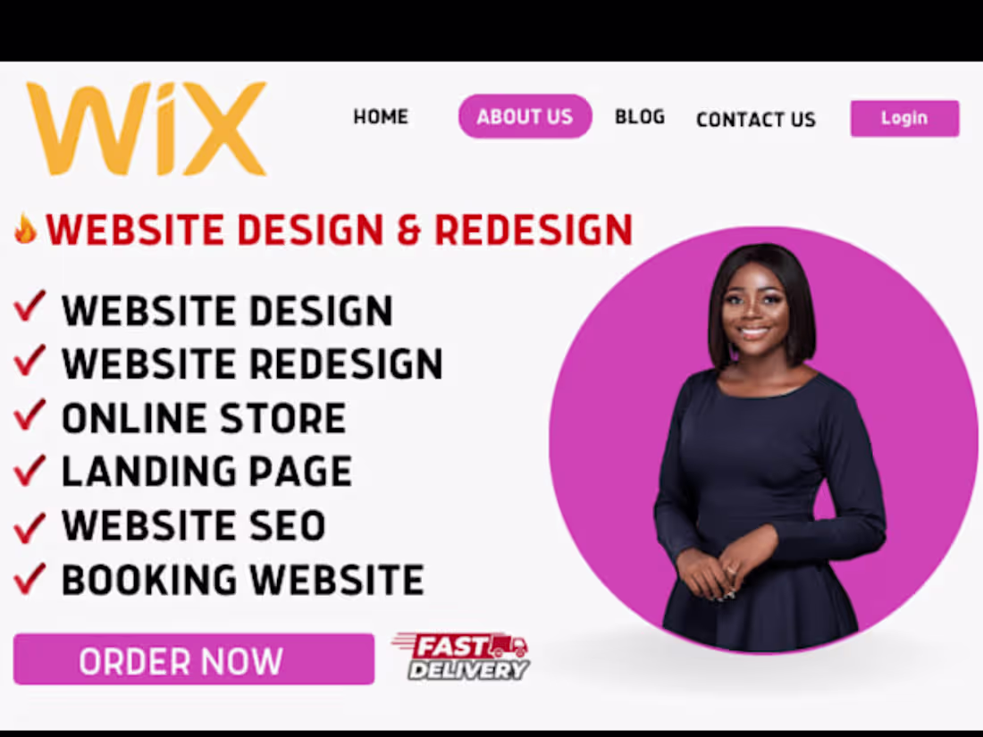 Cover image for I will design wix store ecommerce website redesign wix design