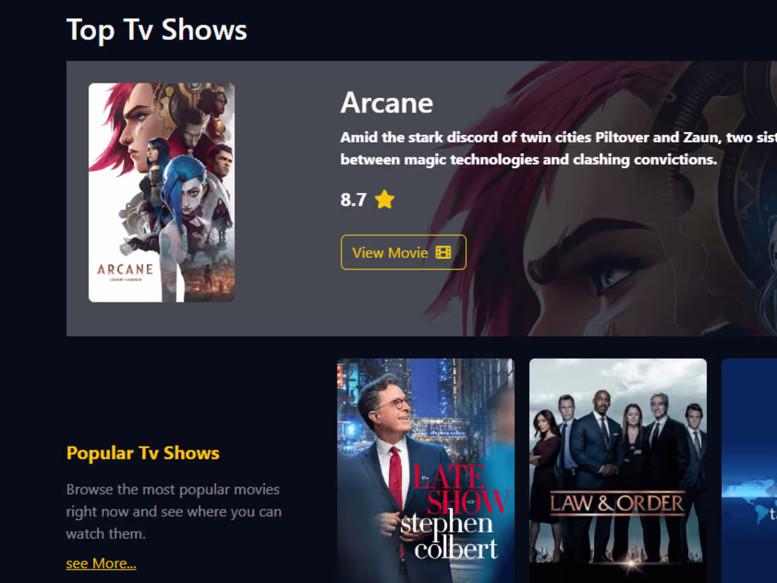 Cover image for Movies Website