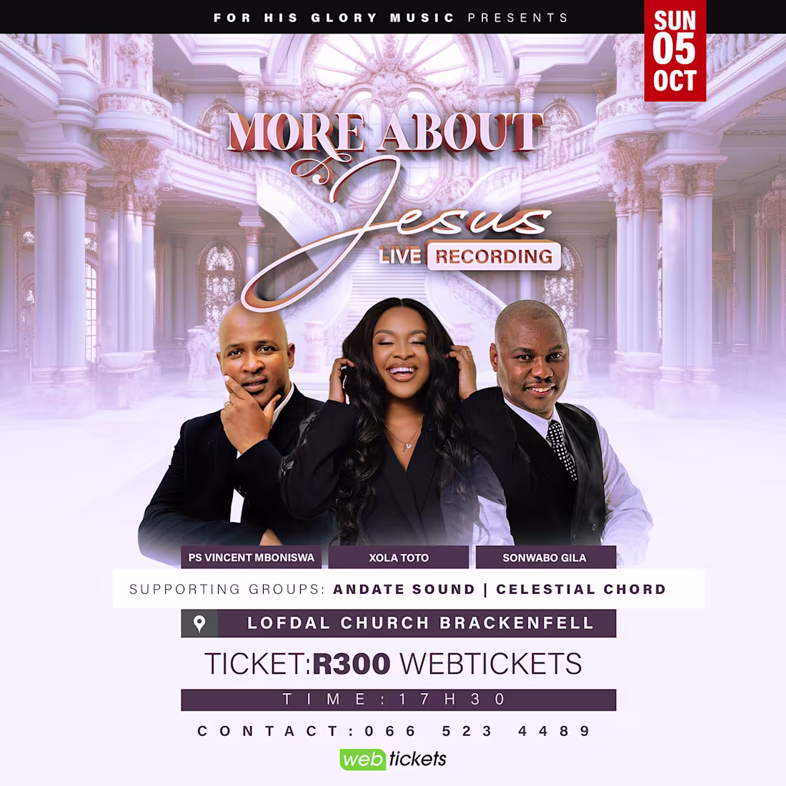 Cover image for More About Jesus Live Recording :: Behance