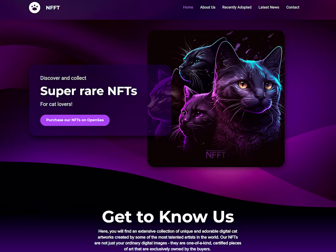 Cover image for Wix Website Template NFT