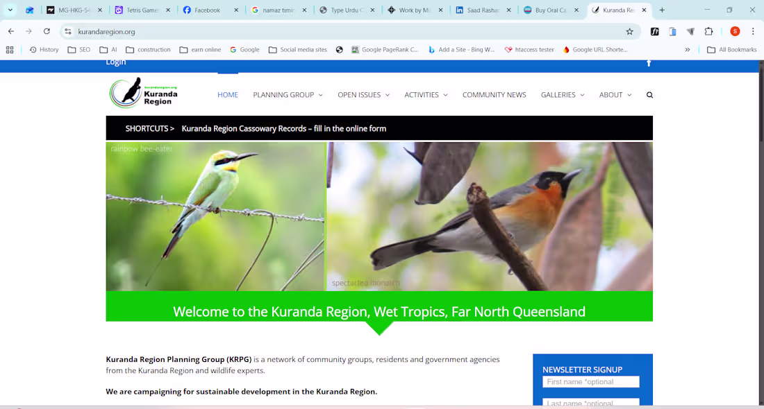 Cover image for https://kurandaregion.org/ 
developed it for australian