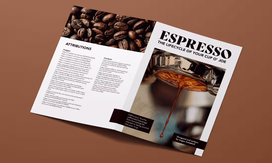 Cover image for Espresso Booklet