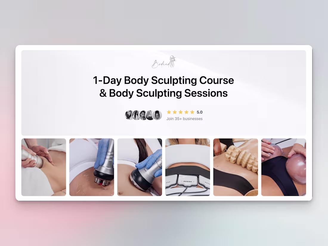 Cover image for "Bodied" - Webflow Design