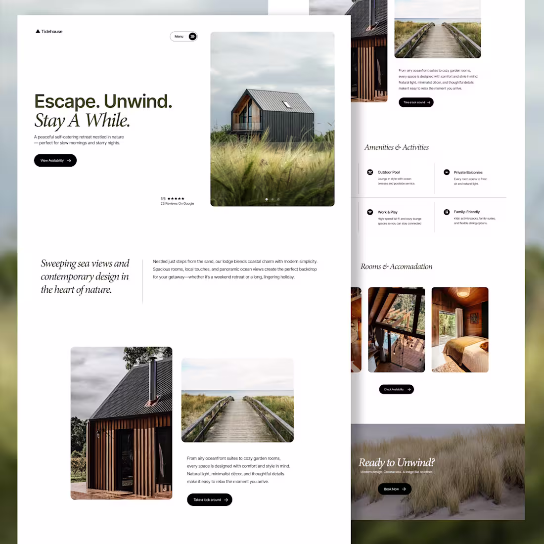 Cover image for Tidehouse - Website Design