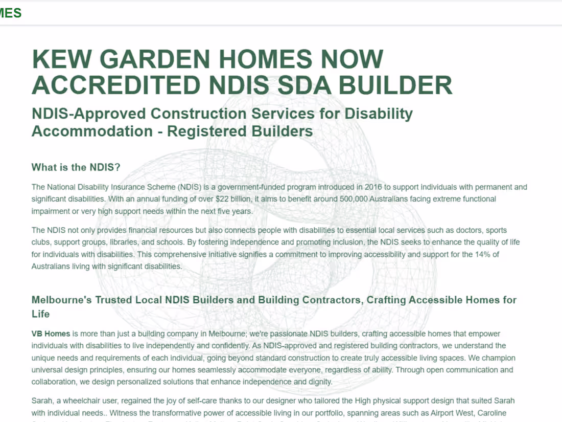 Cover image for Builder Website Portfolio and Booking