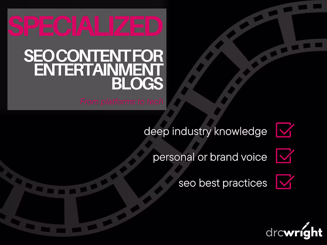Cover image for Specialized—High-Impact SEO Content for Entertainment Blogs