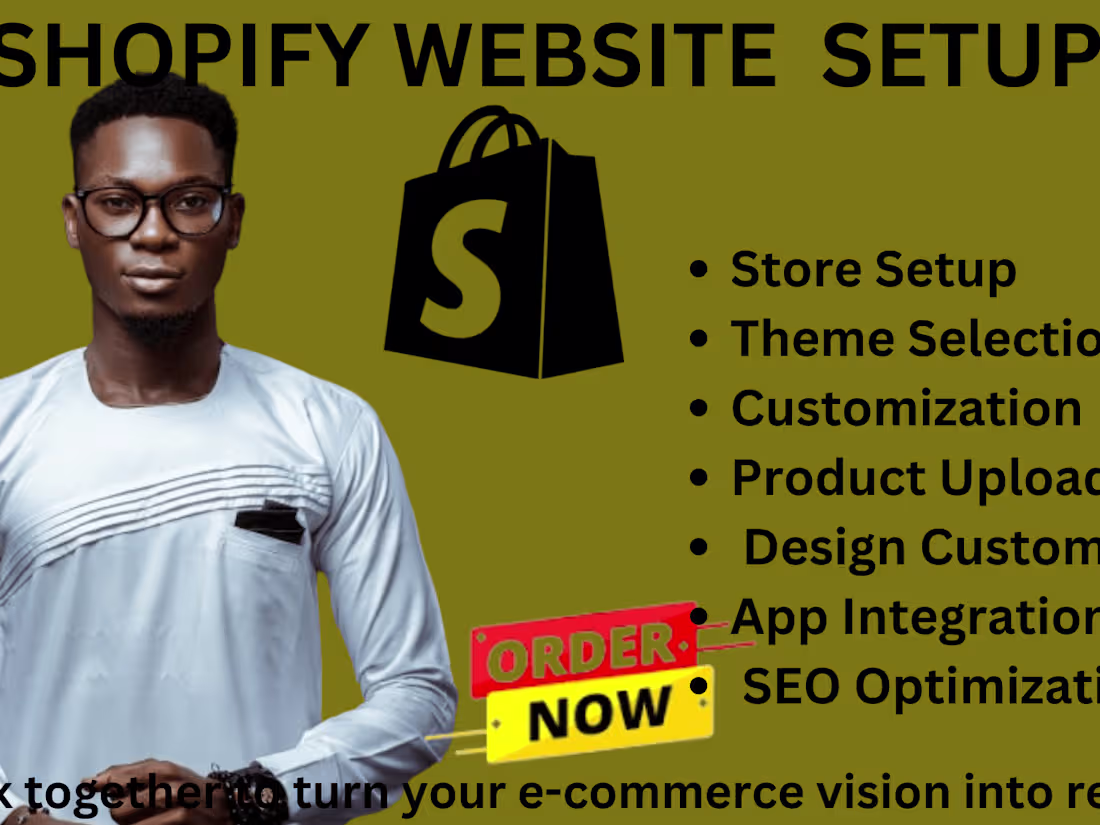 Cover image for I will setup your shopify store