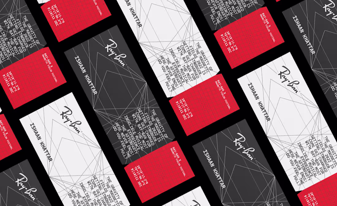 Cover image for Ray-Ban x Magnetic Fields Festival