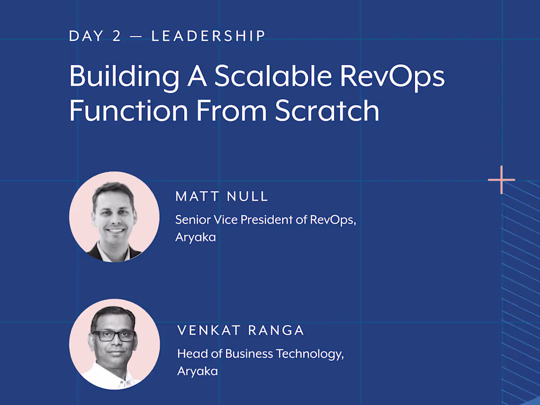 Cover image for Email copy for a RevOps virtual event