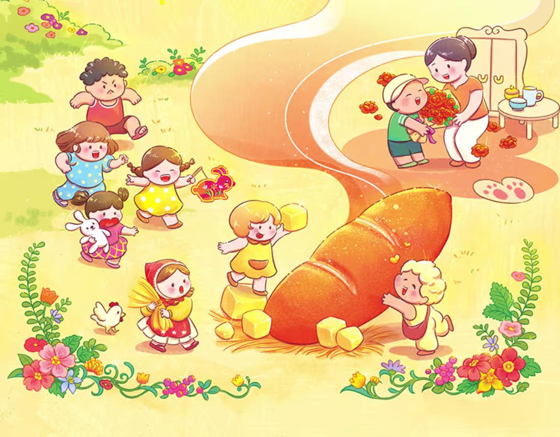 Cover image for Fairy Tales by Noon | Children's Picture Books 