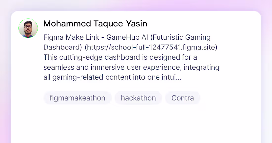 Cover image for  GameHub AI (Futuristic Gaming Dashboard)