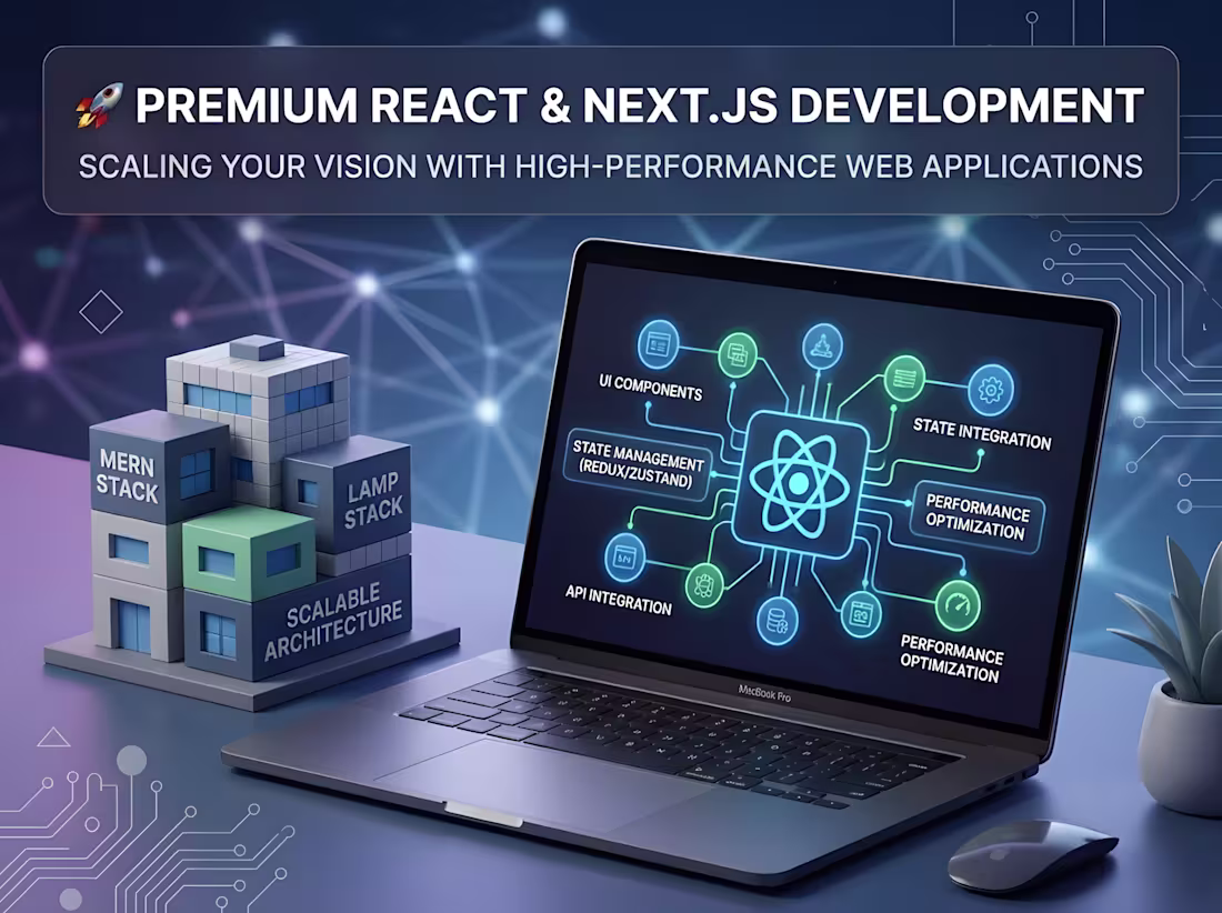 Cover image for Full-Stack React & Node.js Application Development