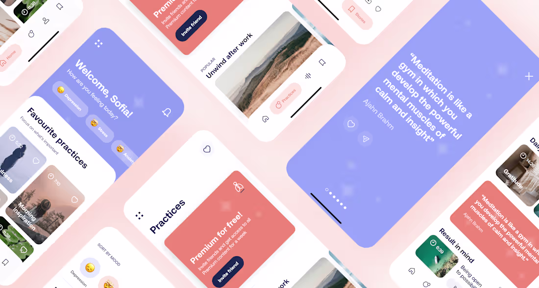 Cover image for IOS App | Improve your mental health wherever you are