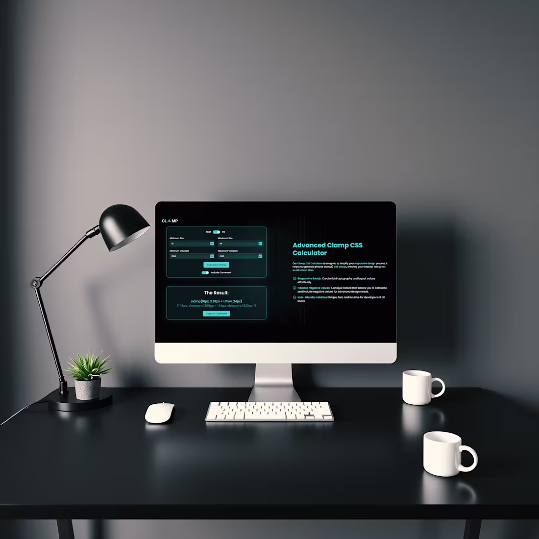 Cover image for ClampCSS - Responsive Typography & Layout Scaling Tool