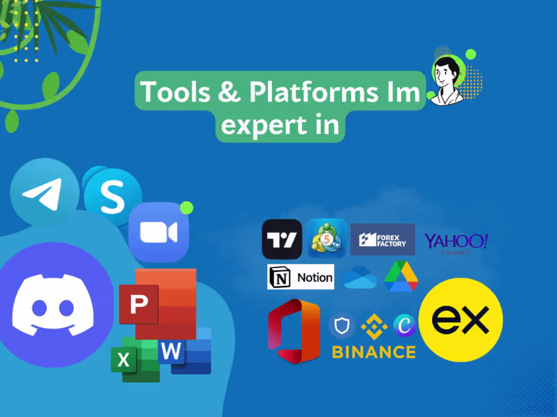 Cover image for Tools & Platforms Im expert in