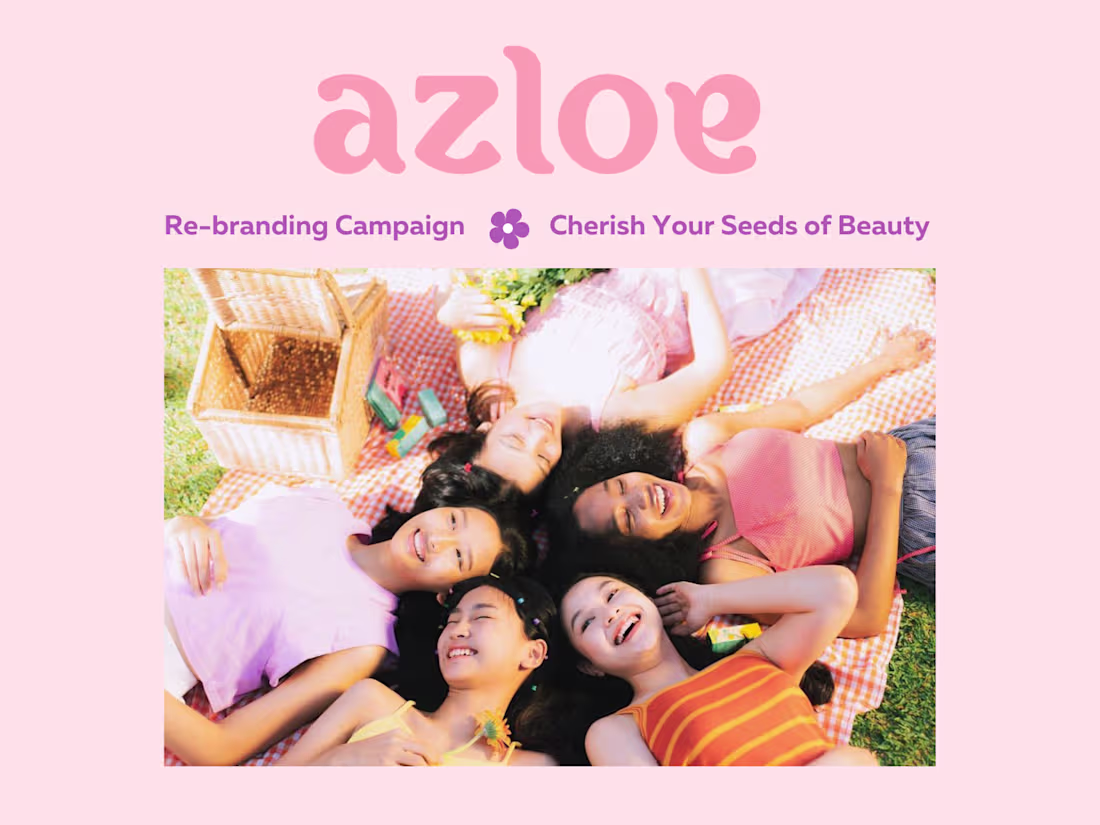 Cover image for Azloe Skincare  (Re-Branding Campaign)