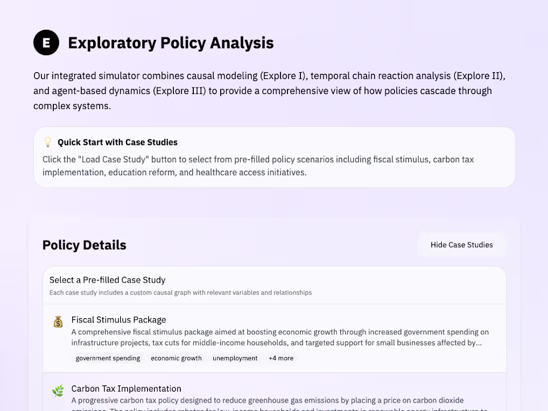 Cover image for AI Tools Development for Policy Exploration