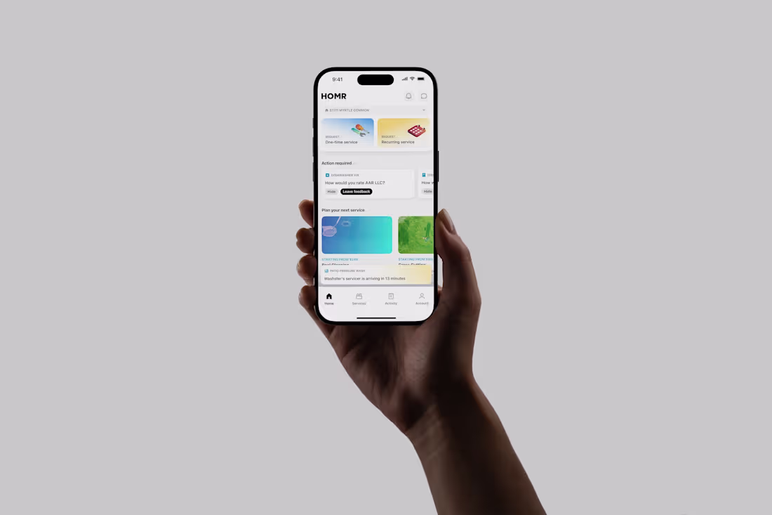 Cover image for HOMR | Mobile & Web App