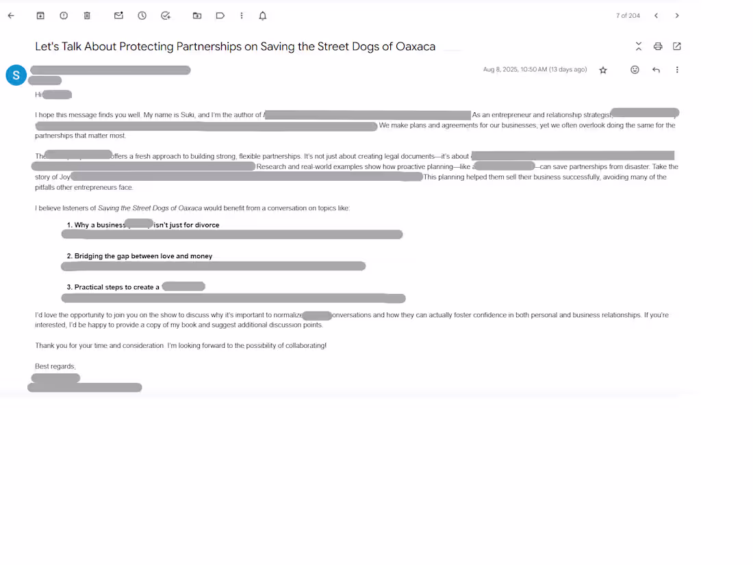 Cover image for 🎙��️ Streamlined Podcast Outreach: Email Campaign Automation