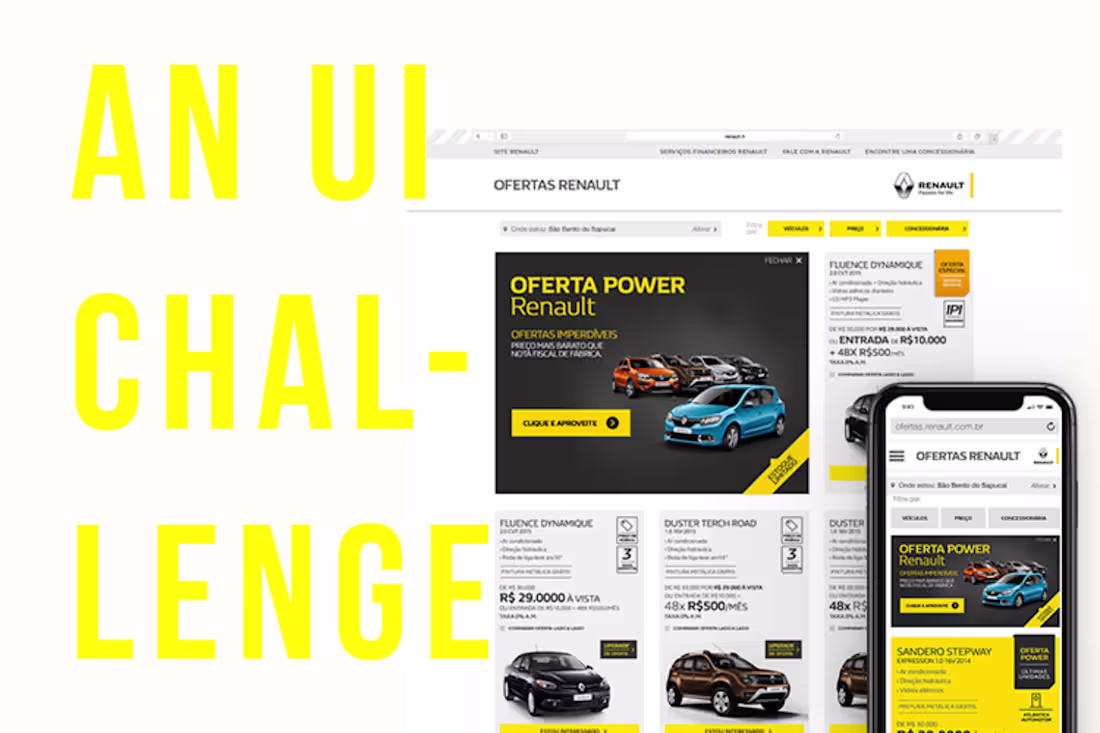 Cover image for Renault Brasil Offer Website