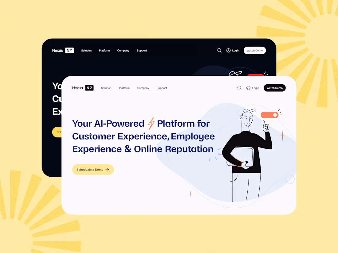 Cover image for SaaS Landing Page Design