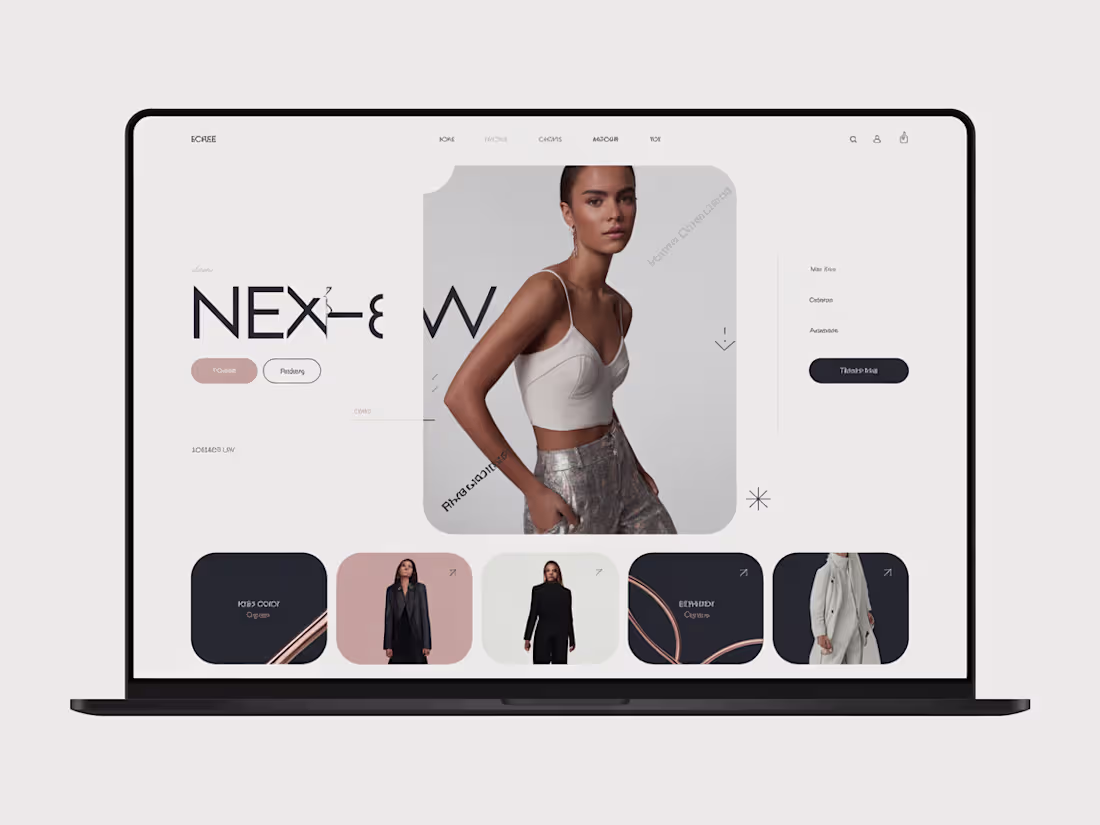 Cover image for UX/UI design for Fashion Brand