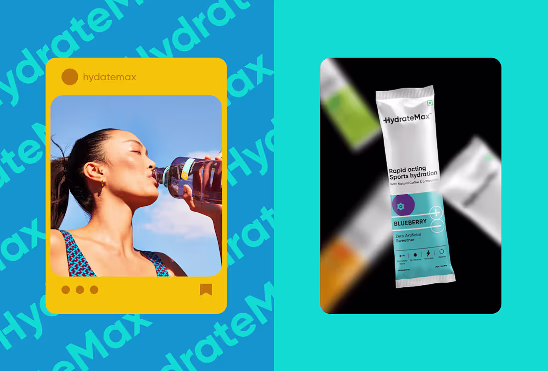 Cover image for The HydrateMax Identity & Packaging Design