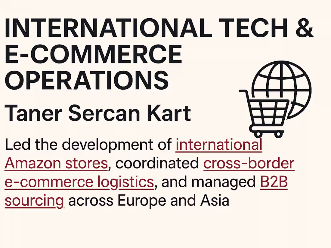 Cover image for Cross-Border E-Commerce & System Operations Management