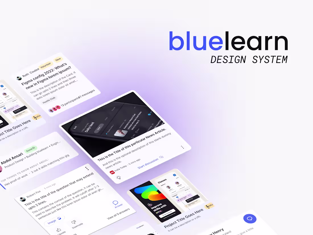 Cover image for 📓 Building Design system for India's largest student community