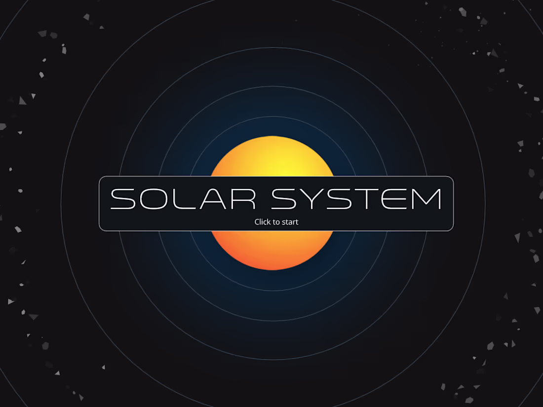 Cover image for Interactive Solar System Concept with Rive