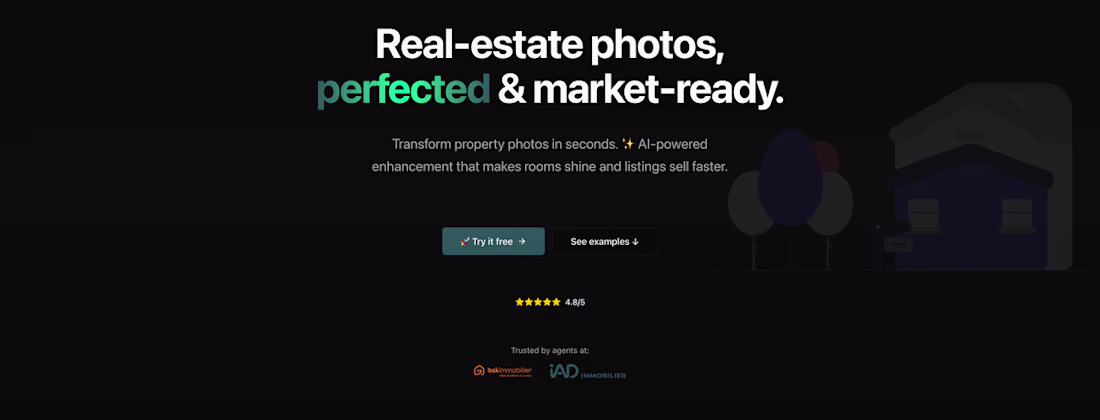 Cover image for AI Photo Enhancement for Real Estate Agents | ImmoPhoto