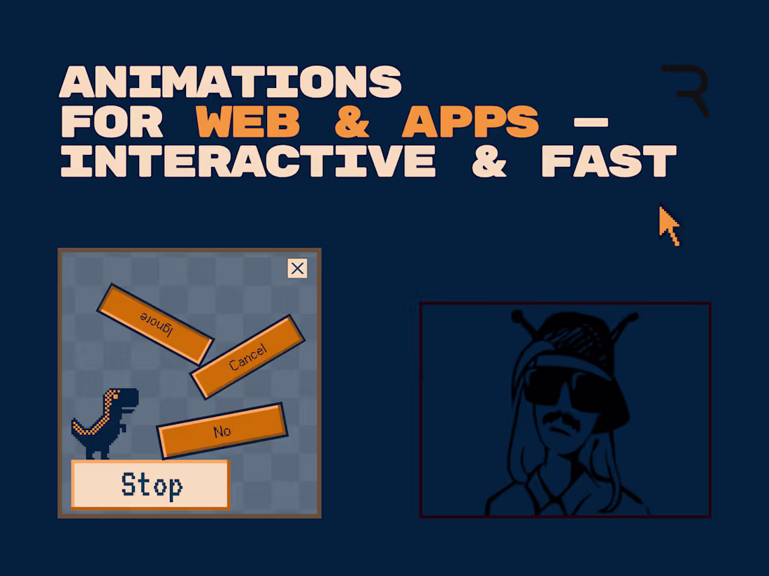 Cover image for Rive Animations for Web & Apps — Interactive & Fast