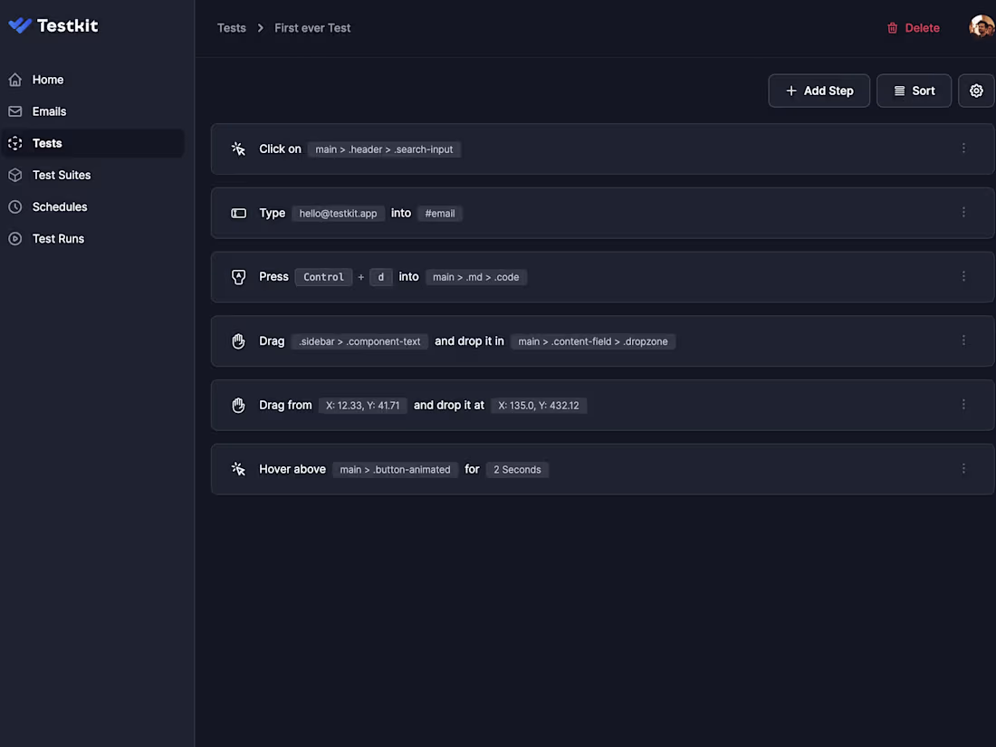 Cover image for Testkit - Code-less testing