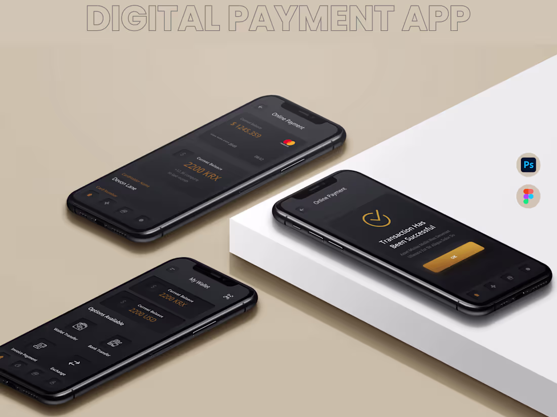 Cover image for Digital Payment App (UI/UX Design) :: Behance