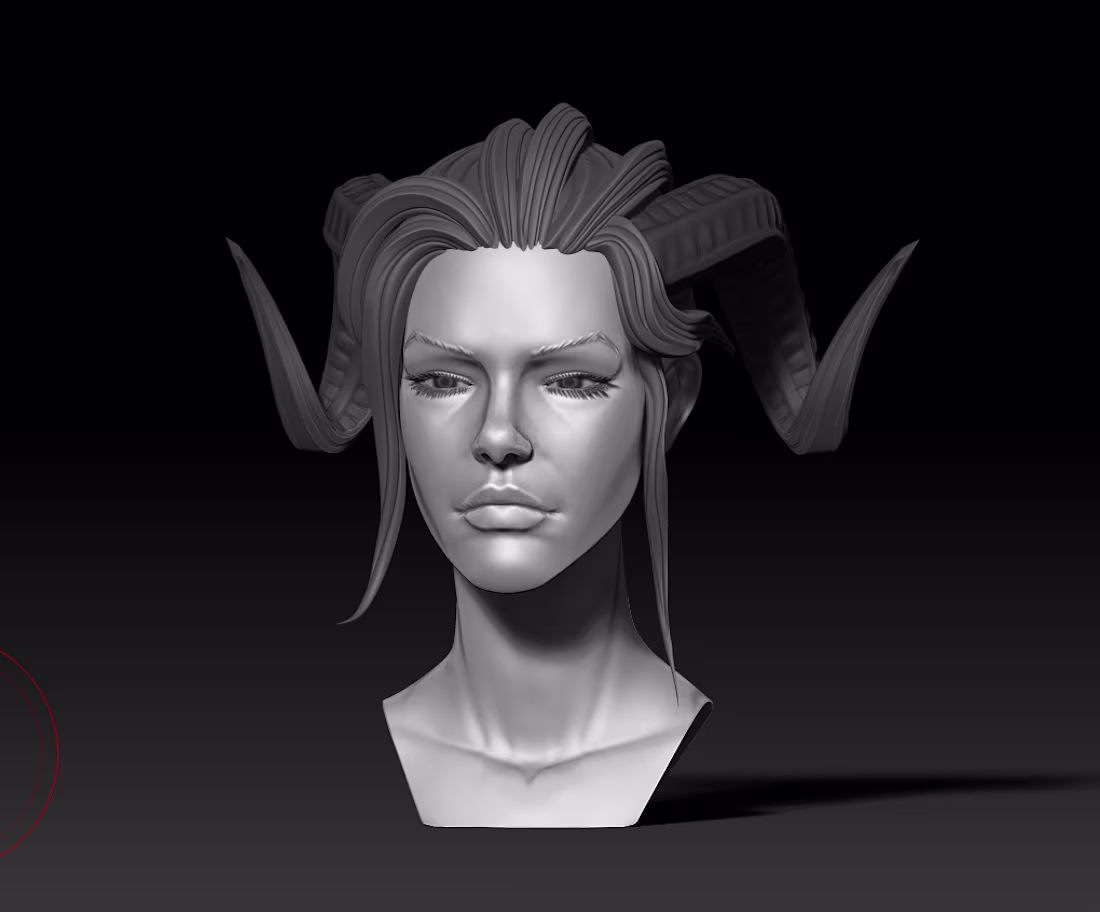 Cover image for Demon Woman Sketch