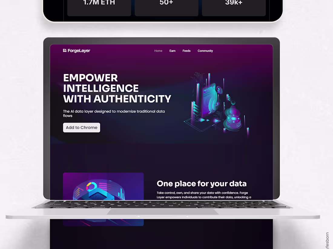 Cover image for forgelayer – modernized data flows powered by AI.