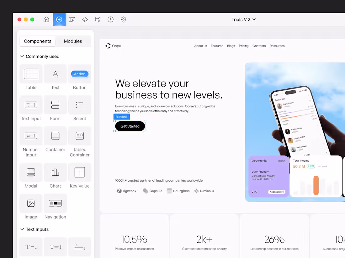 Cover image for Oope - Website Builder ⏐ Web App