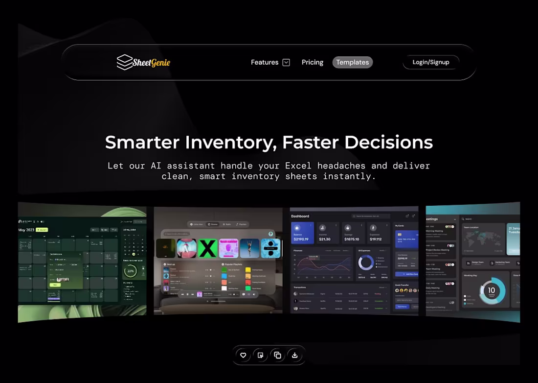 Cover image for AI Inventory Assistant – SaaS Web Design Challenge