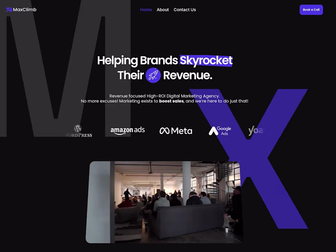 Cover image for Maxclimb Media 🚀 Helping Brands Skyrocket their Revenue