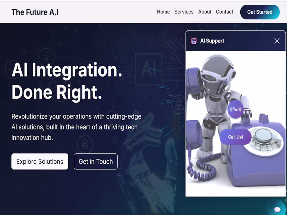 Cover image for AI-Powered Voice Agent This projectcomprises of an Intellige...