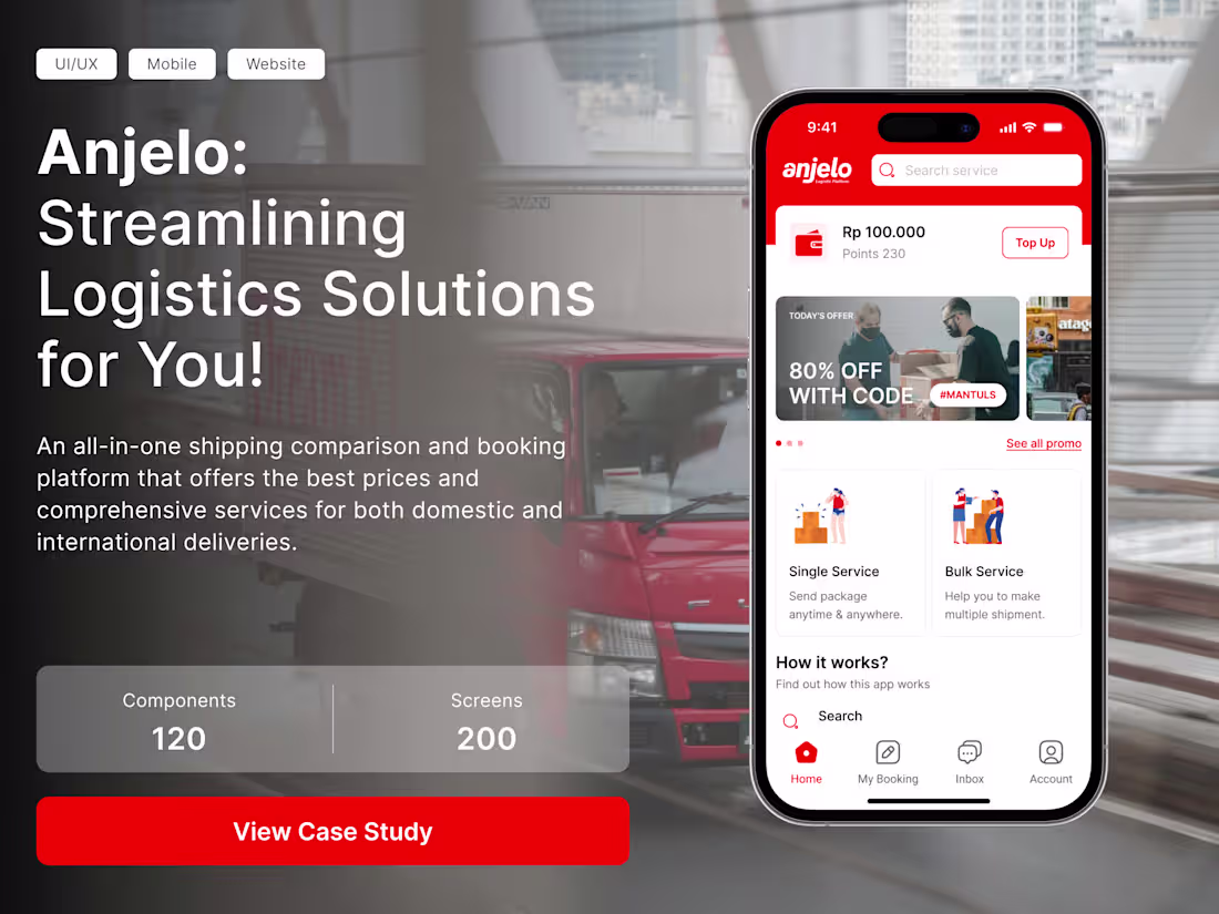 Cover image for 🚚 Anjelo: Streamlining Logistics Solutions for You!