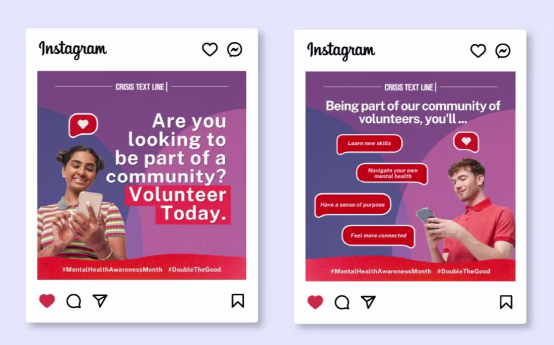 Cover image for #DoubleTheGood — Social Media Design